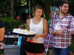 Wizyta międzynarodowej grupy młodzieży w Domu Pomocy Społecznej w Podzamku w ramach ŚDM Kraków 2016r